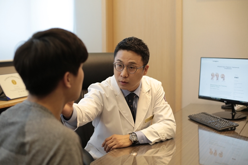 김포 리아한의원 진료 상담 모습